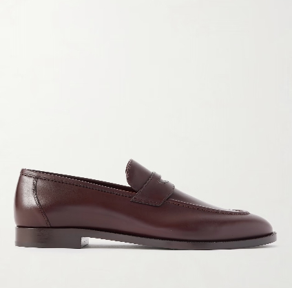 LORO PIANA Sergio leather loafers